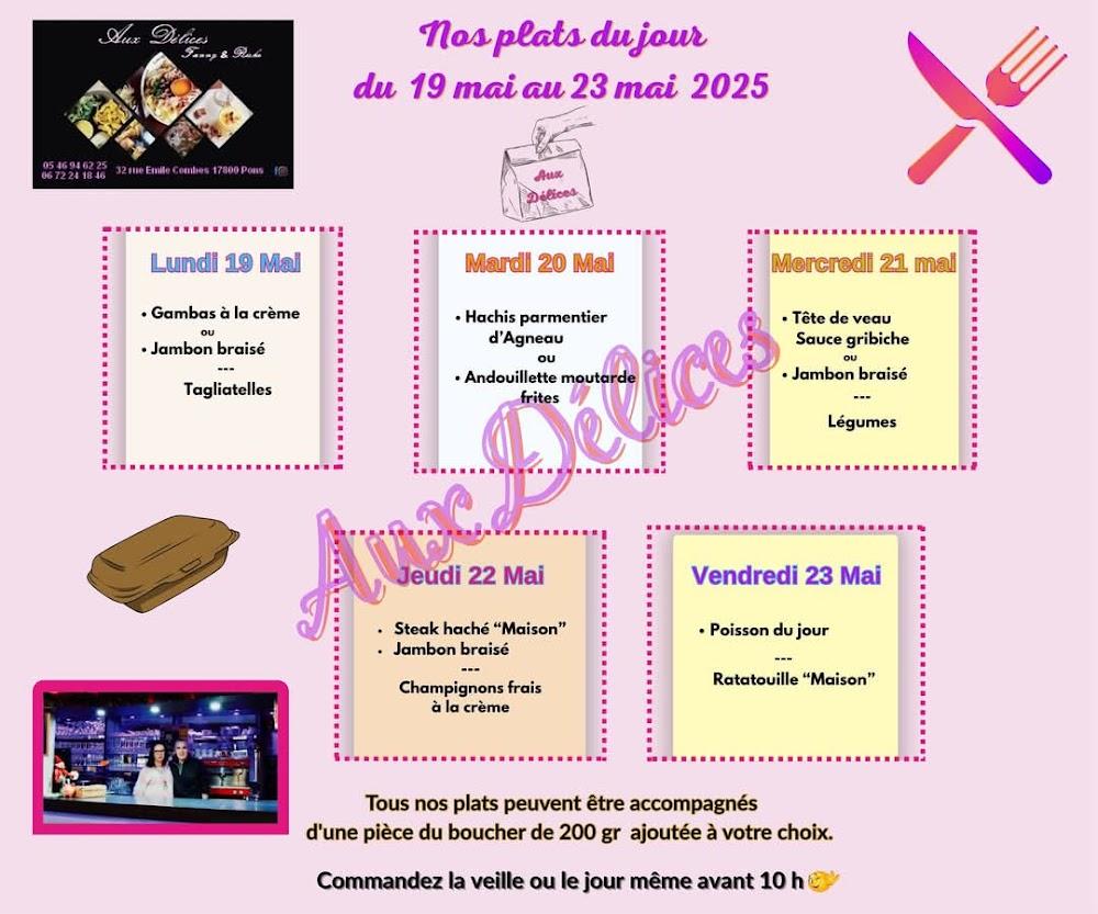 Aux Délices - Fanny & Ricko - Menu Image 3